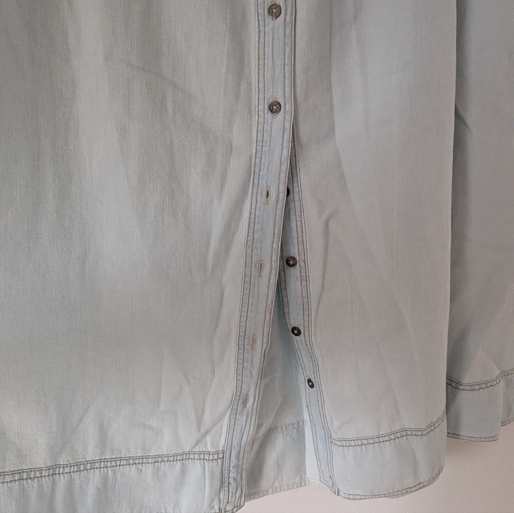 Anthropologie Pilcro Denim Maxi Skirt - Picture 9 of 11